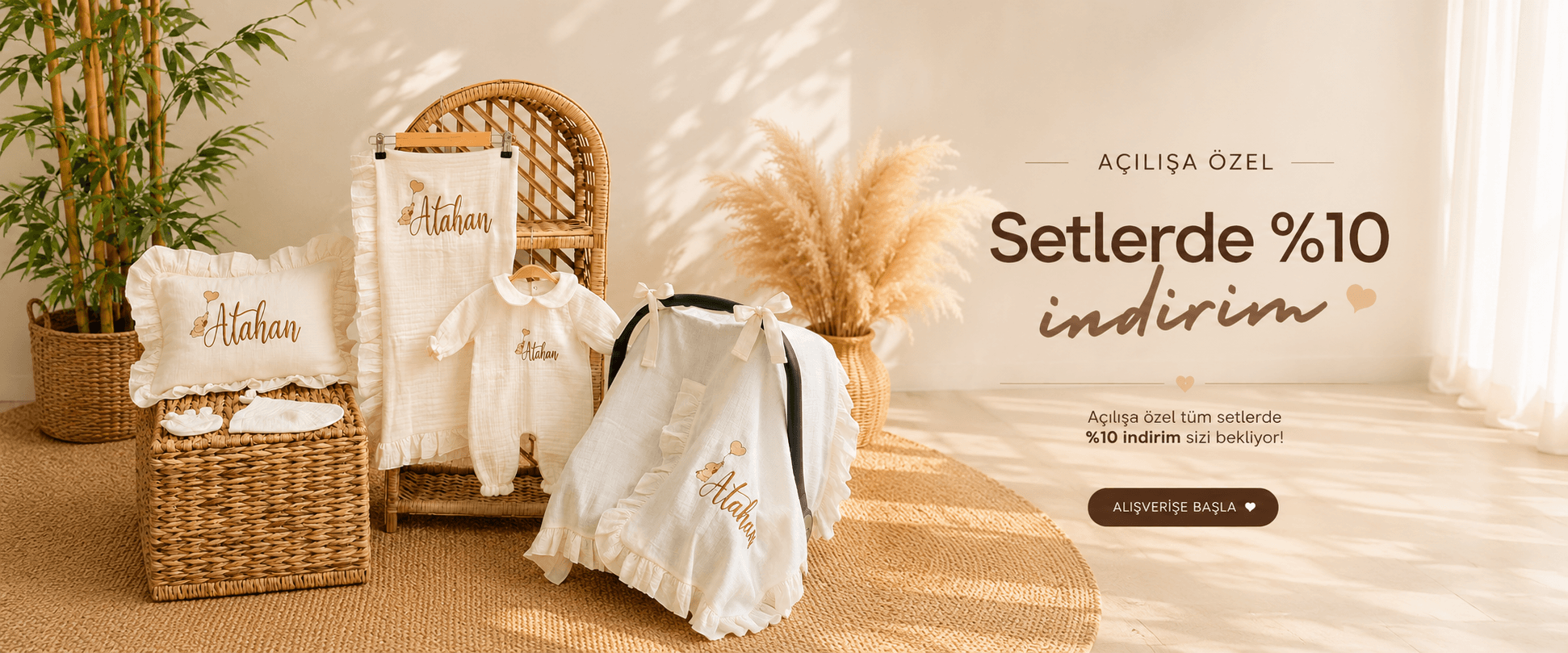 Esila Baby organik müslin bebek kıyafetleri koleksiyonu